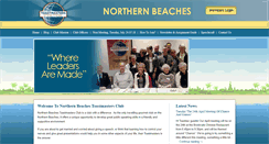 Desktop Screenshot of northernbeachestoastmasters.org